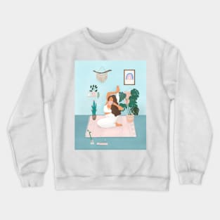 Yoga girl Crewneck Sweatshirt